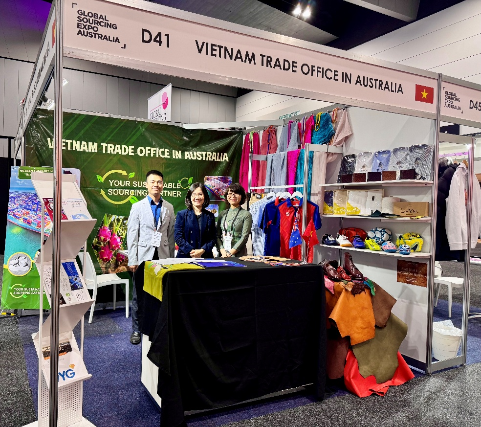 Việt Nam ghi dấu ấn với dệt may và da giày tại Global Sourcing Australia