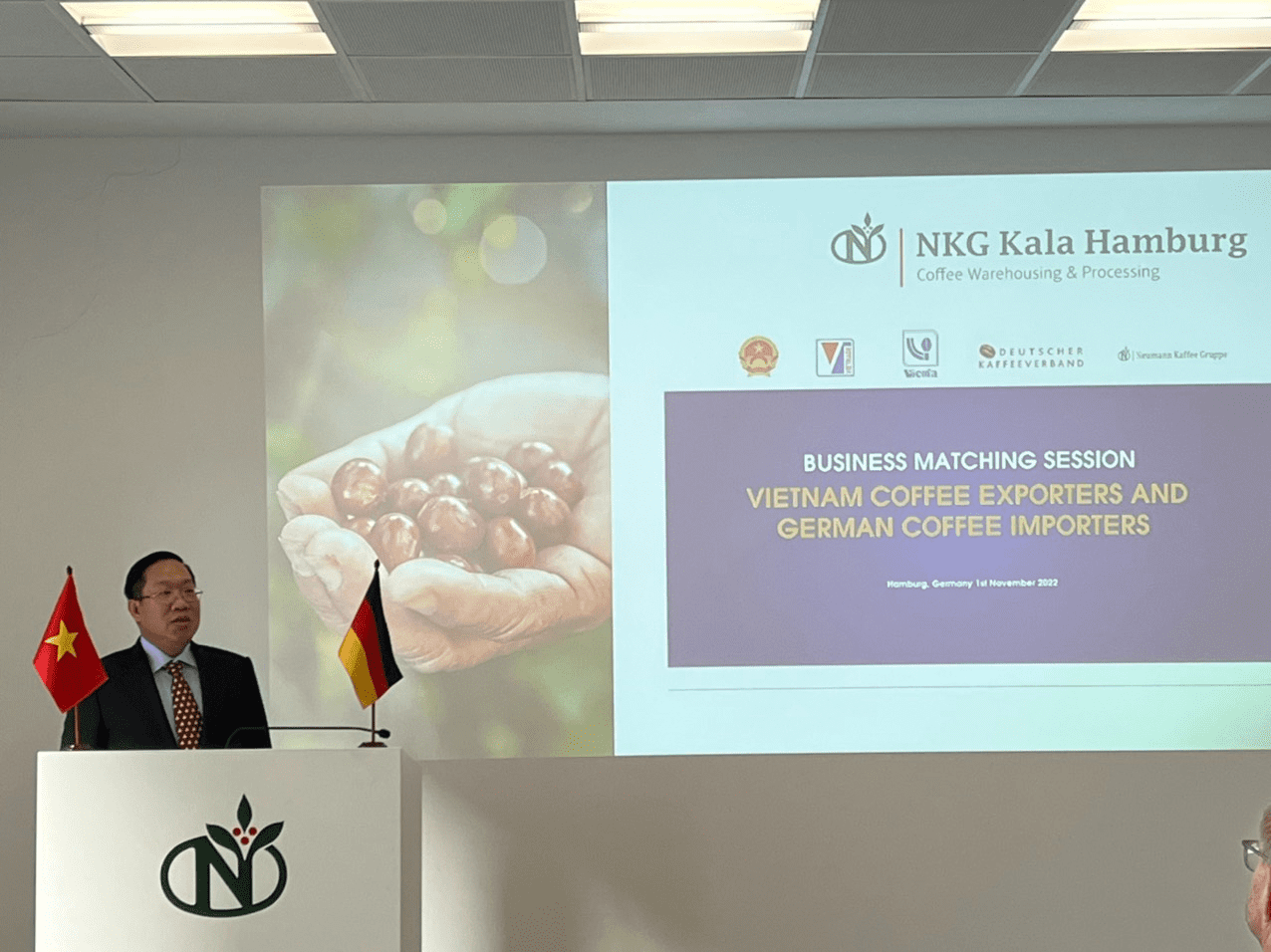 Đẩy mạnh xuất khẩu cà phê sang CHLB Đức