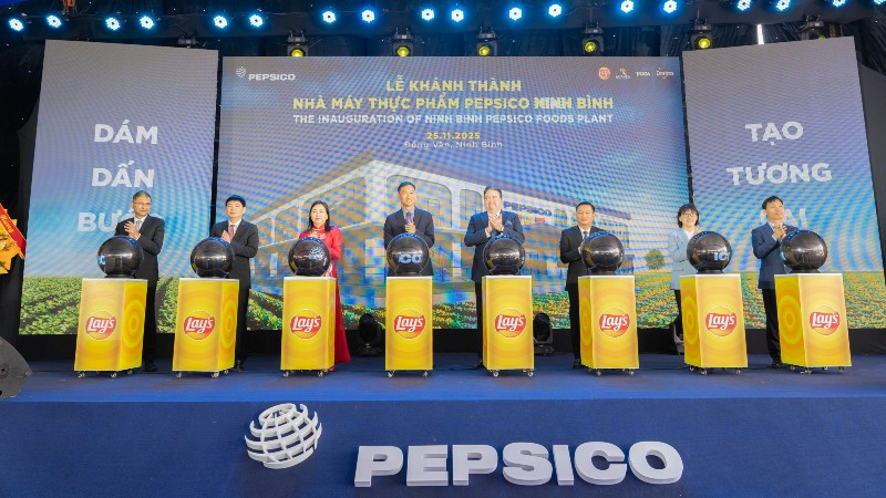 PepsiCo khánh thành nhà máy thực phẩm đầu tiên tại miền Bắc, hướng tới phát triển bền vững